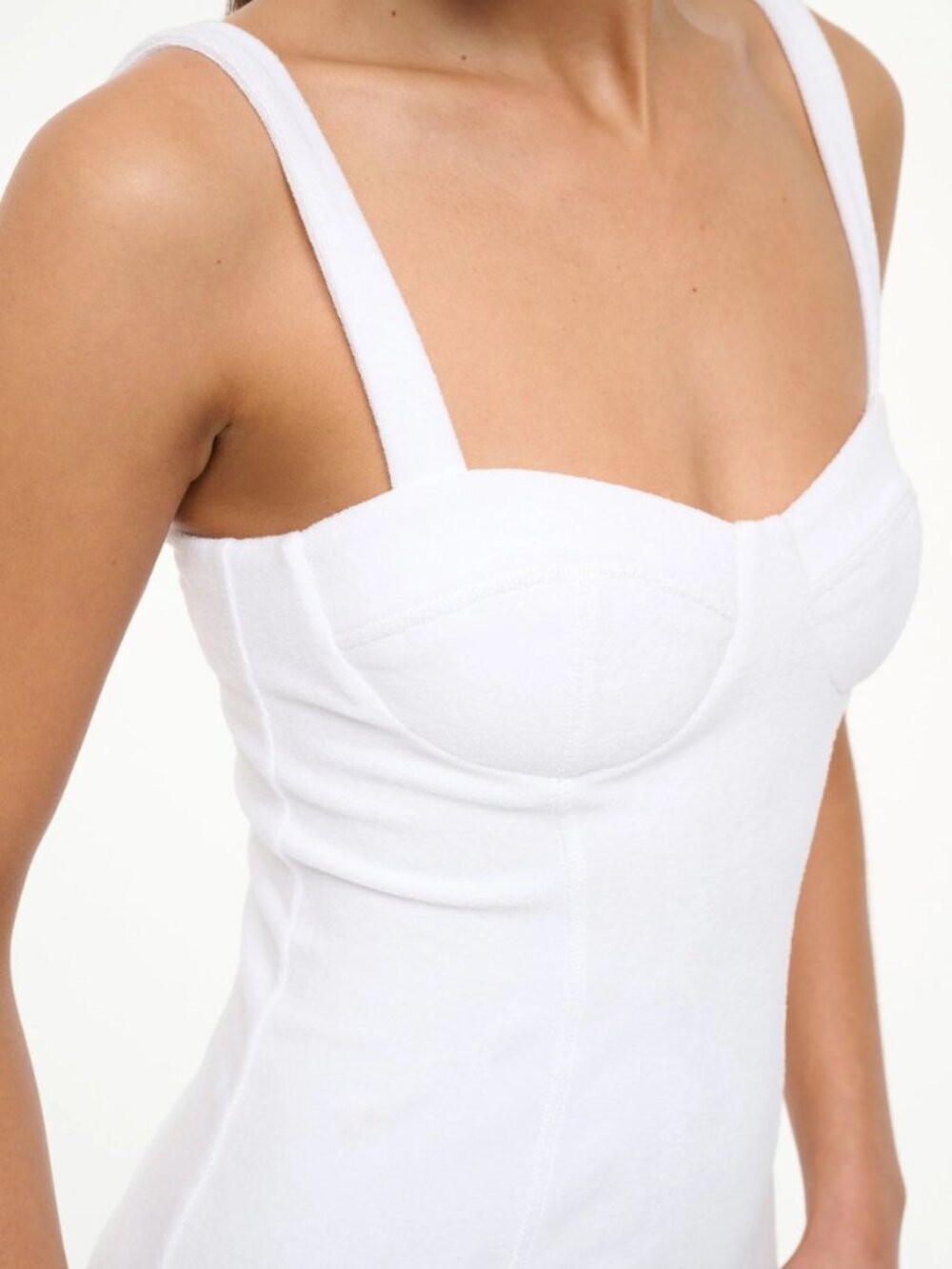 STAUD Marilyn Mini Dress/Swim Cover-Up - NWT - Size Medium - Picture 8 of 16